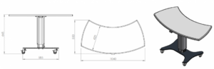 Image du plan technique de la table MD-V DaoLab